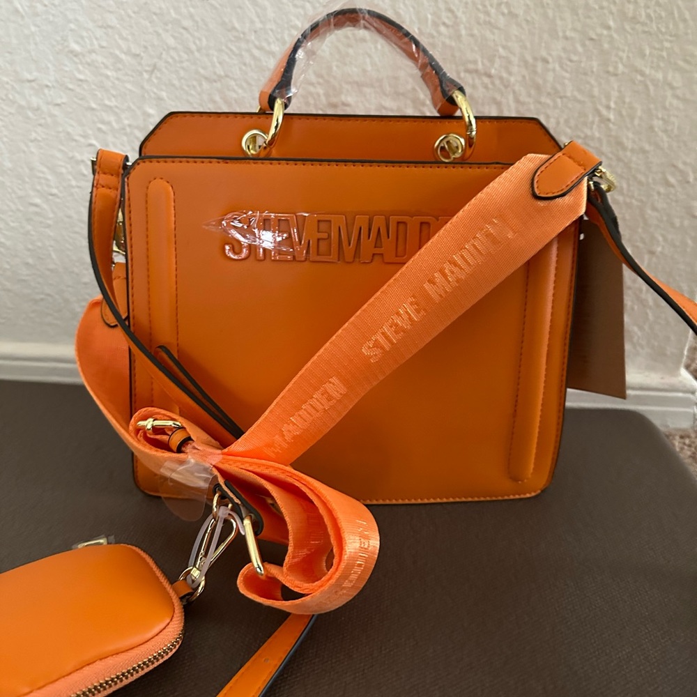 Orange Steve Madden Bevelyn Purse